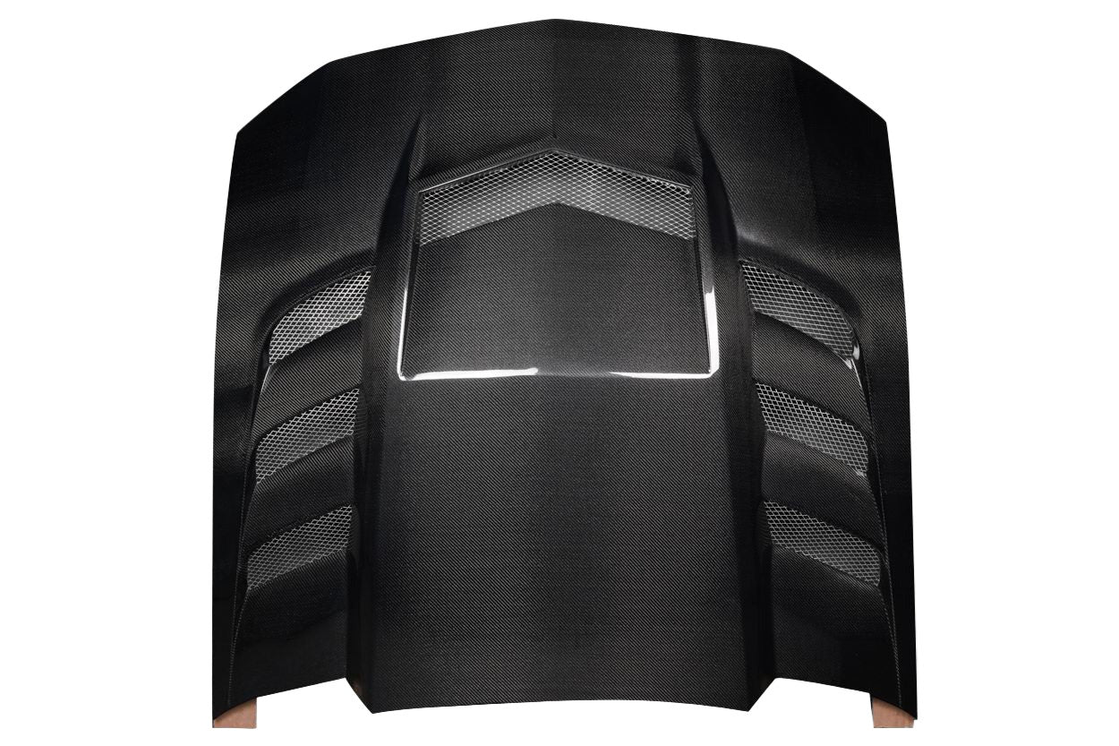 Ford Mustang 2005-2009 Carbon Fiber Interceptor Hood Carbon Creations