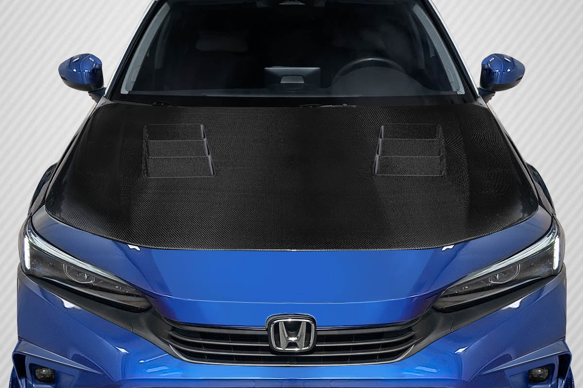 Honda Civic 2022-2023 Carbon Fiber Torque Hood Carbon Creations