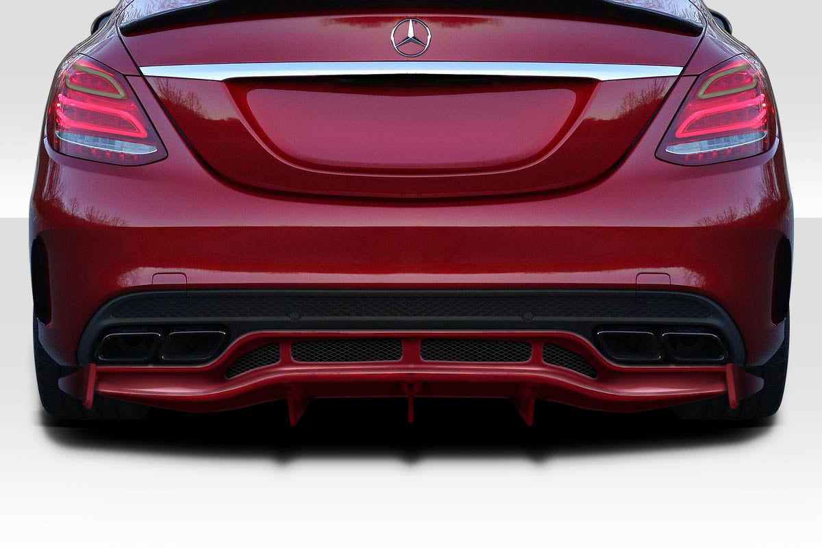 Mercedes C-Class W205 2015-2021 Weaver Sport Rear Diffuser Duraflex