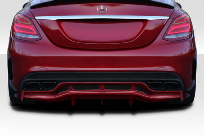 Mercedes C-Class W205 2015-2021 Weaver Sport Rear Diffuser Duraflex