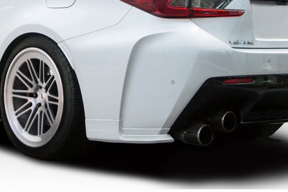 Lexus RC F 2015-2019 Alpha Rear Lip Add-Ons Duraflex