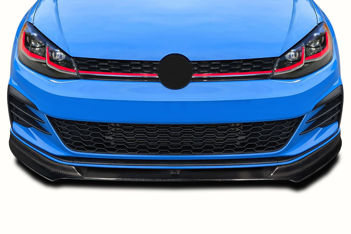 Volkswagen Golf / GTi (2015-2021) Carbon Fiber Circuit Front Lip Spoiler Air Dam