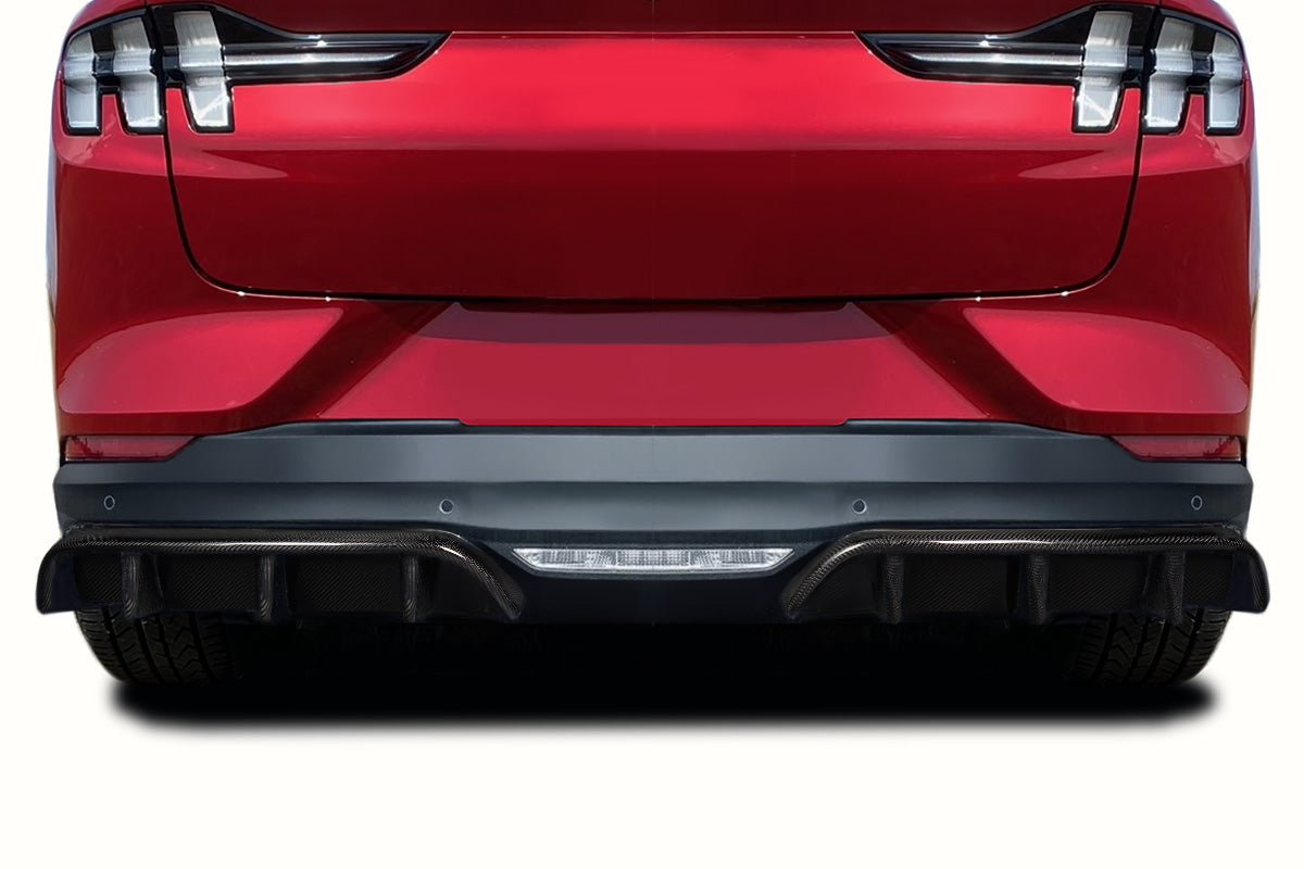 Ford Mustang Mach-E (2021-2022) Carbon Fiber Mystic Rear Diffuser