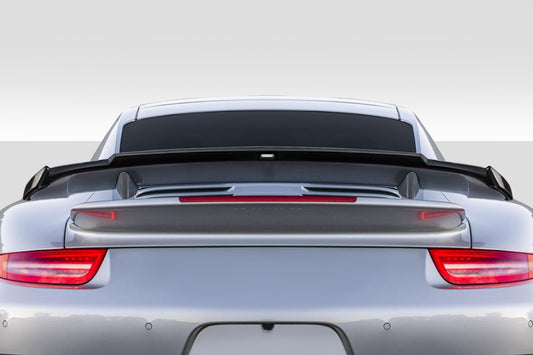 Porsche 991 Turbo 2014-2019 Raven Rear Wing Spoiler Extension Duraflex