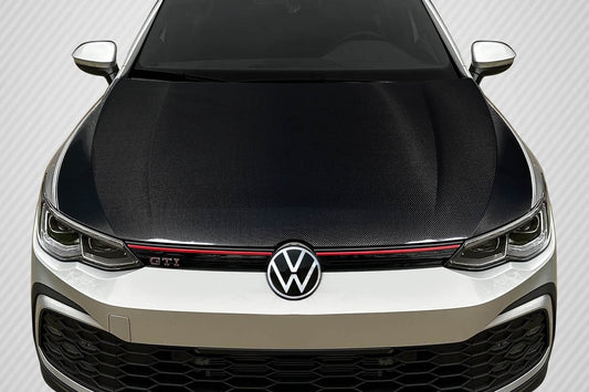 Volkswagen Golf GTI (2022-2023) Carbon Fiber OEM Look Hood