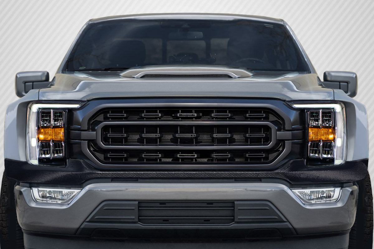 Ford F-150 (2021-2023) Carbon Fiber Maxxen Front Valence