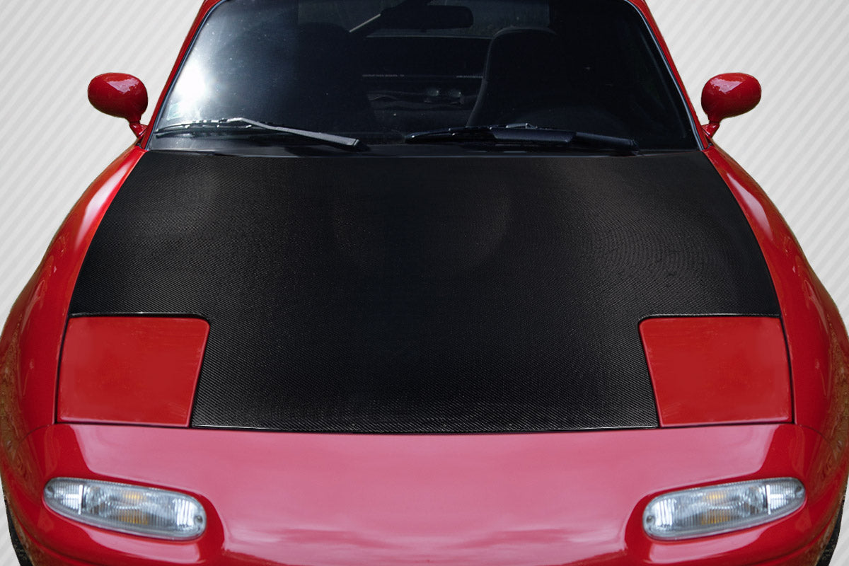 Mazda Miata 1990-1997 Carbon Fiber OEM Look Hood Carbon Creations