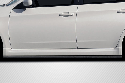 Subaru Impreza WRX (2008-2010) Carbon Fiber Ghost Side Skirt Rocker Panel Splitters
