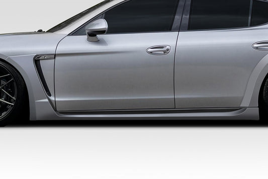 Porsche Panamera 2010-2013 Aiming Side Skirt Rocker Panels Duraflex