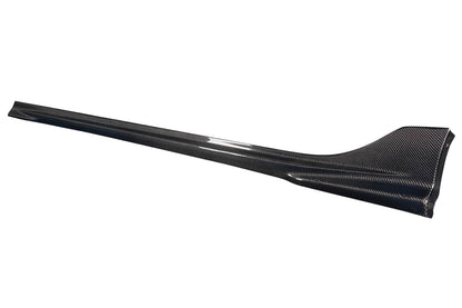 Honda Civic Hatchback 2022-2024 Carbon Fiber Merella Side Skirt Rocker Panels Carbon Creations