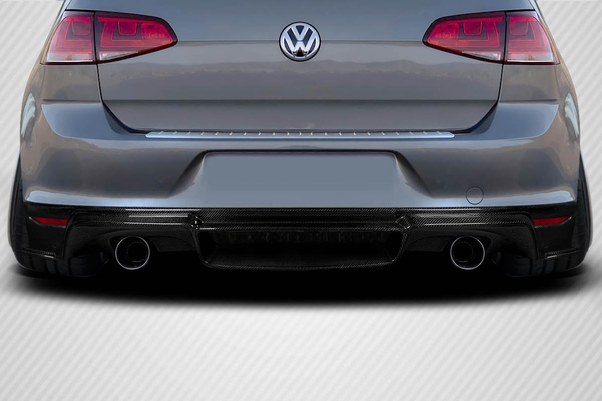 Volkswagen Golf GTI 2015-2021 Carbon Fiber Verella Rear Diffuser Carbon Creations