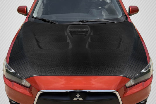 Mitsubishi Lancer Evolution X (2008-2017) Carbon Fiber Geo6ix Dritech GT Concept Hood