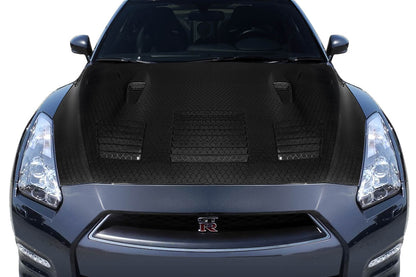 Nissan GT-R R35 2009-2016 Carbon Fiber Geo6ix GT2 Hood Carbon Creations