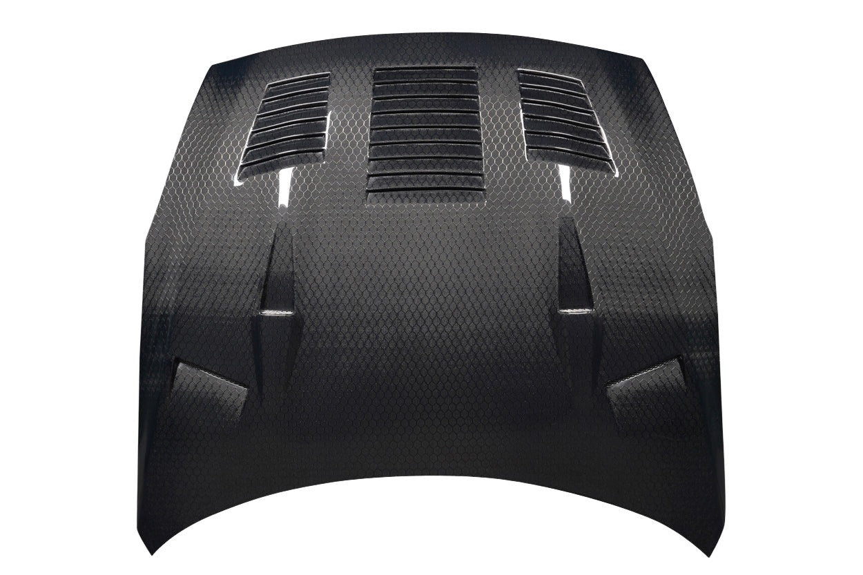 Nissan GT-R R35 2009-2016 Carbon Fiber Geo6ix GT2 Hood Carbon Creations