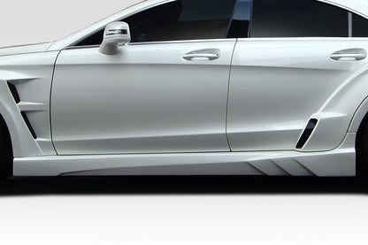 Mercedes CLS-Class W218 2012-2018 Vector Wide Body Side Skirt Rocker Panel Duraflex