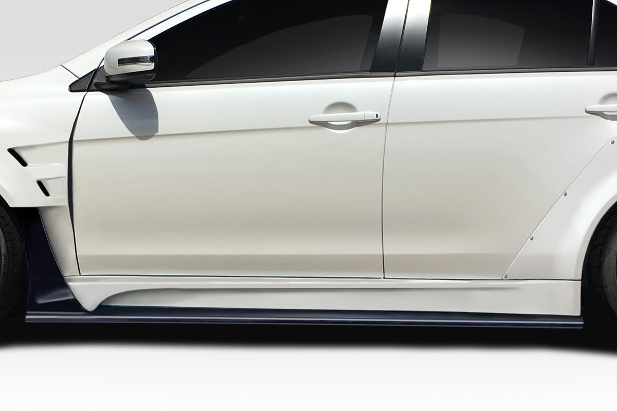 Lancer Evolution X 2008-2017 Vantix Side Skirt Rocker Panels Duraflex