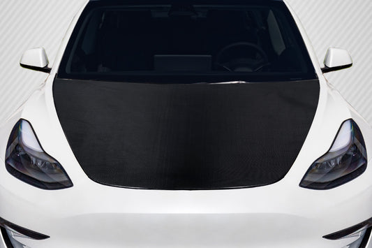 Tesla Model 3 2018-2022 Carbon Fiber OEM Look Hood Carbon Creations