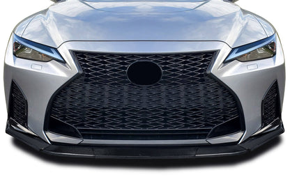 Lexus IS 300 / IS 350 (2021-2023) Carbon Fiber Geisha Front Lip Spoiler Air Dam