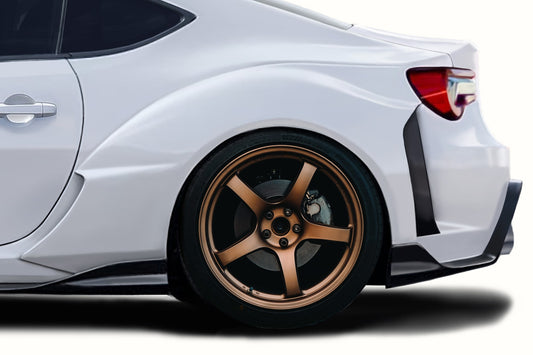 Scion FR-S / Toyota 86 / Subaru BRZ 2013-2020 Countersteer Wide Body Rear Fenders Duraflex