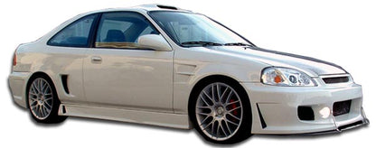 Honda Civic 1996-2000 B-2 Side Skirts Rocker Panels Duraflex