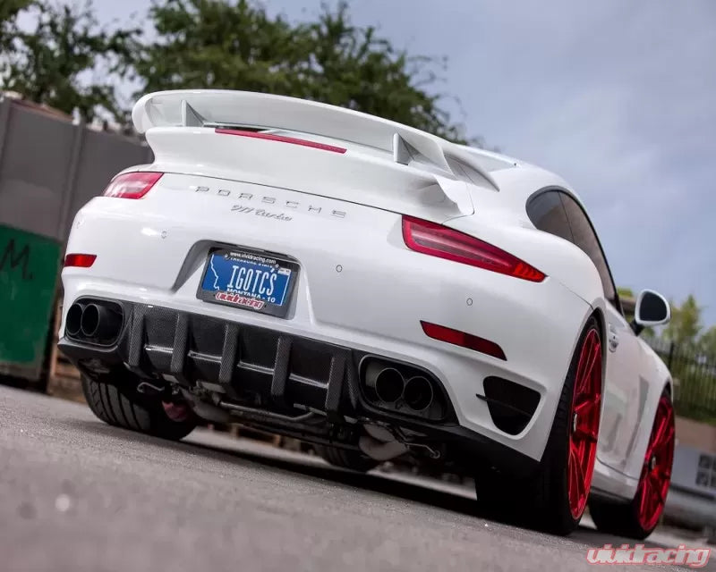 Porsche 991 Turbo Carbon Fiber Rear Diffuser VR Aero