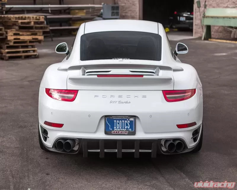 Porsche 991 Turbo Carbon Fiber Rear Diffuser VR Aero