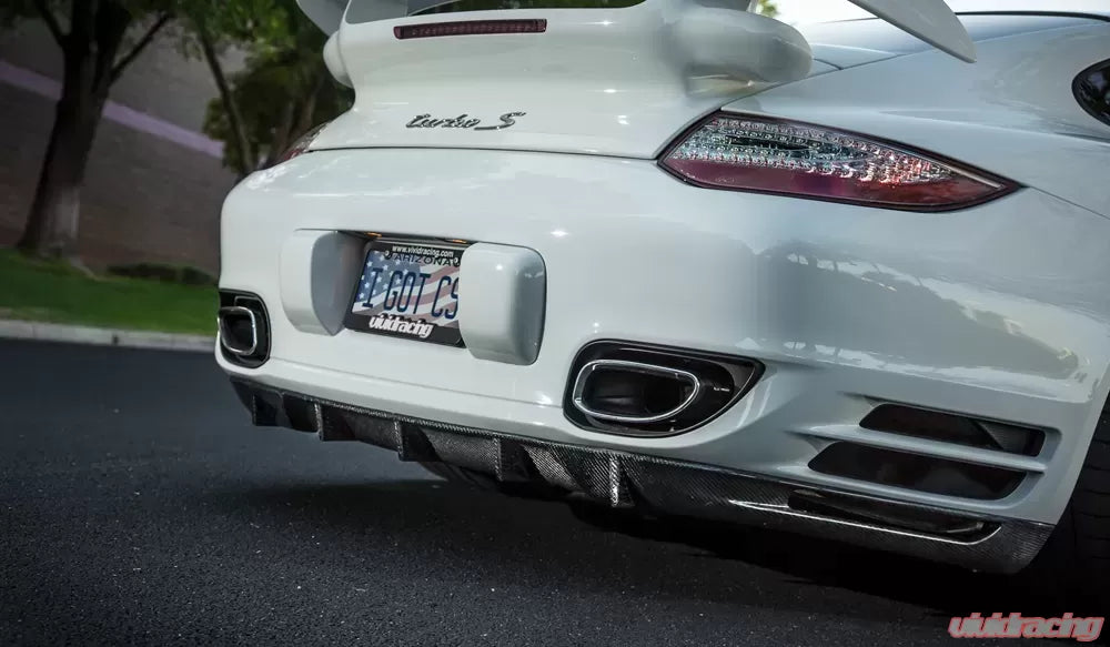 Porsche 997 Carbon Fiber Strake Diffuser VR Aero