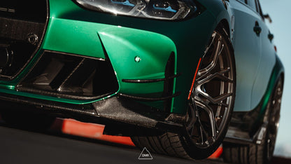 BMW M3 G80 / M4 G82 Dry Carbon Fiber Front Canards ASC
