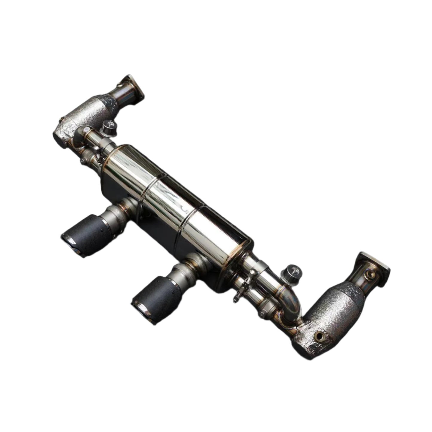 Porsche 991.2 Carrera (2017-2019) 304SS Catback Exhaust with Valve (Mid Outlet)