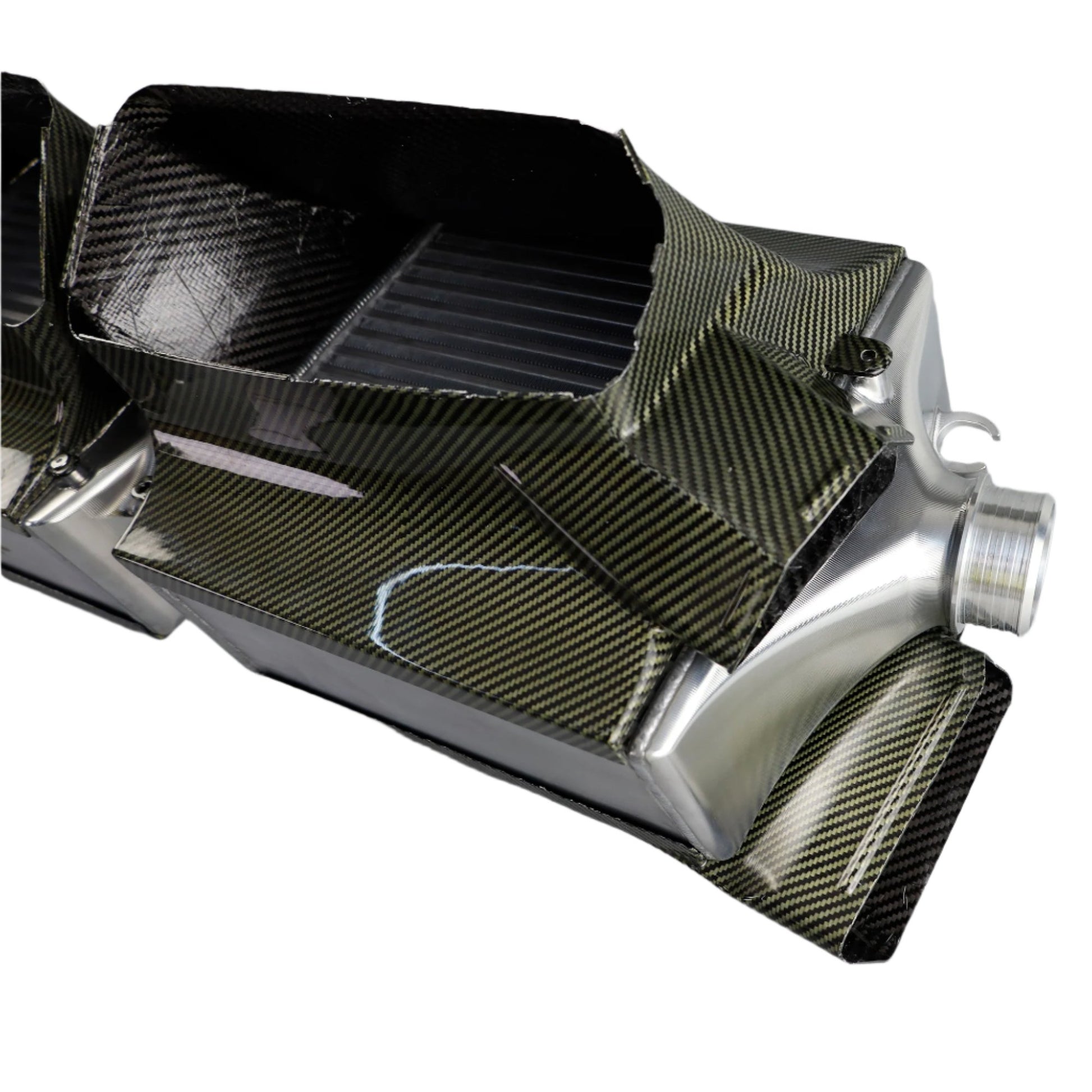 Porsche 992 Billet Tank Intercooler with Carbon Fiber Hood ASC