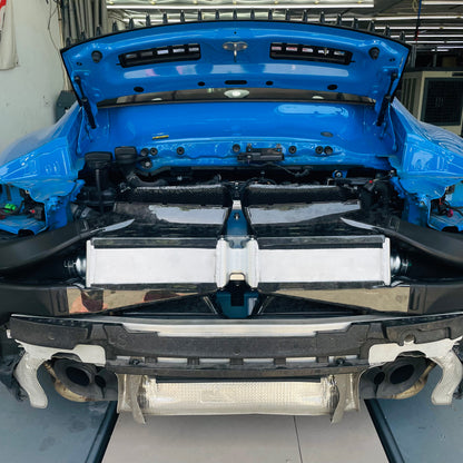 Porsche 992 Billet Tank Intercooler with Carbon Fiber Hood ASC