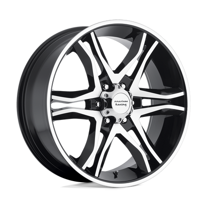 AR893 Mainline Wheel Gloss Black Machined American Racing