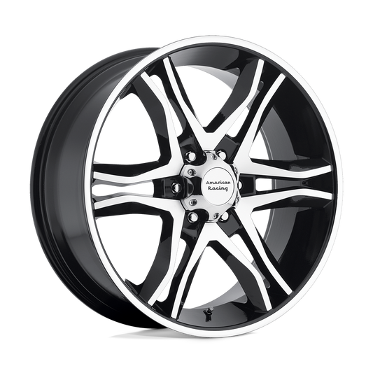 AR893 Mainline Wheel Gloss Black Machined American Racing