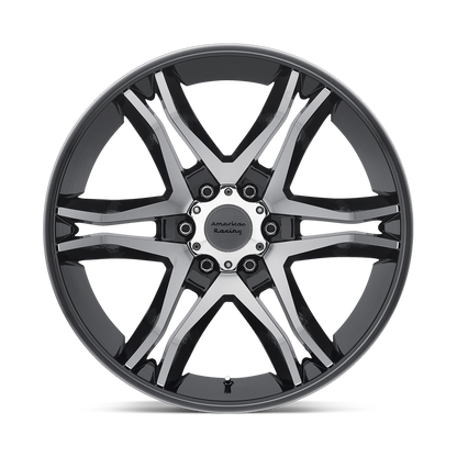 AR893 Mainline Wheel Gloss Black Machined American Racing