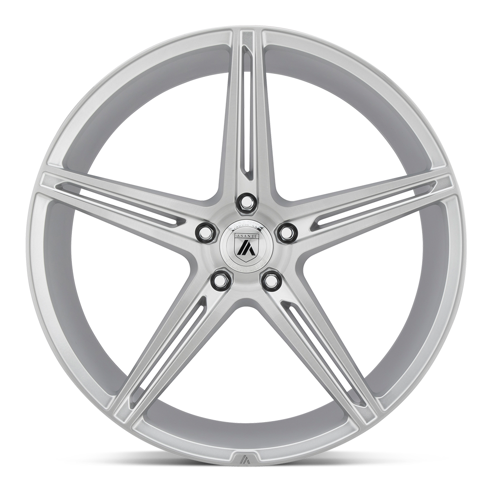 Alpha 5 Wheel Brushed Silver Asanti