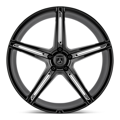Alpha 5 Wheel Gloss Black Milled Asanti