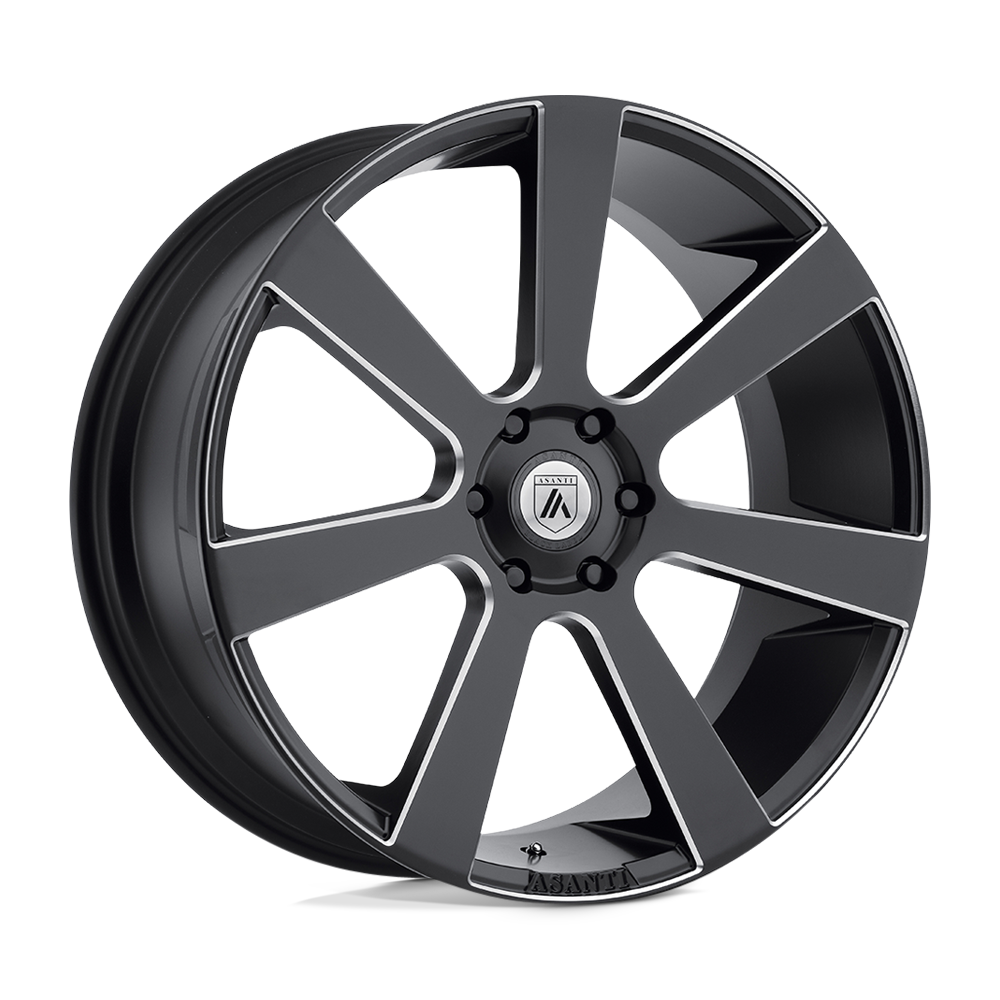 Apollo Wheel Satin Black Milled Asanti