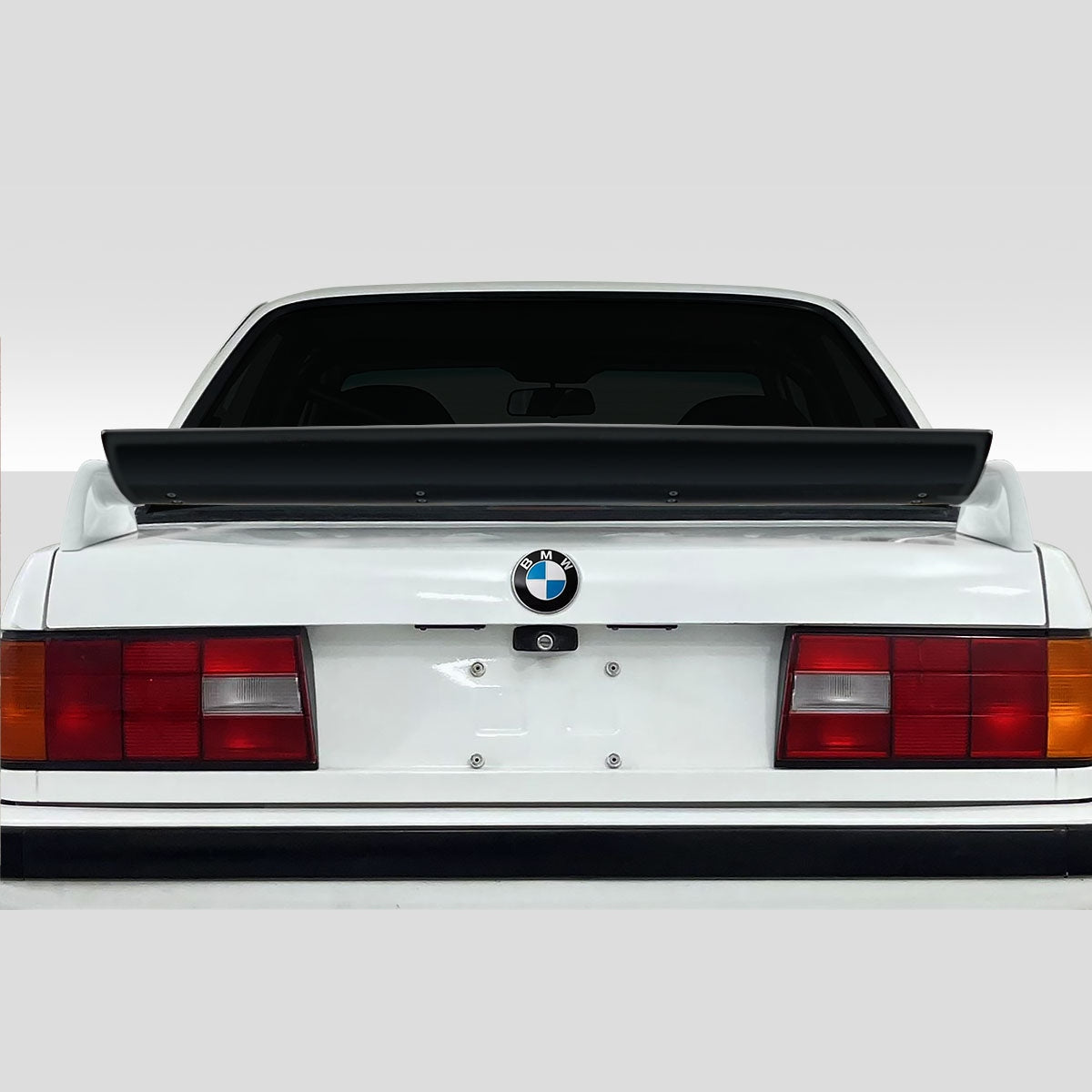 BMW 3 Series E30 EVO Look Rear Wing Spoiler Duraflex