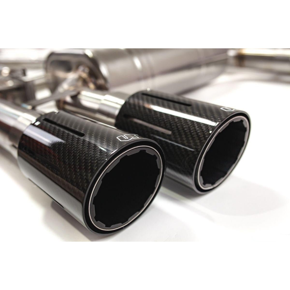 BMW X3 M / X4 M Stainless Valvetronic Exhaust System with Carbon Tips VR Performance