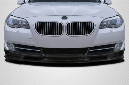 BMW 5 Series F10 2011-2016 Carbon Fiber Wave Front Lip Spoiler Air Dam Carbon Creations