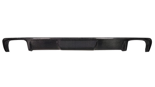 BMW 5 Series F10 2011-2016 Carbon Fiber Wave Rear Diffuser Carbon Creations