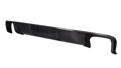 BMW 5 Series F10 2011-2016 Carbon Fiber Wave Rear Diffuser Carbon Creations