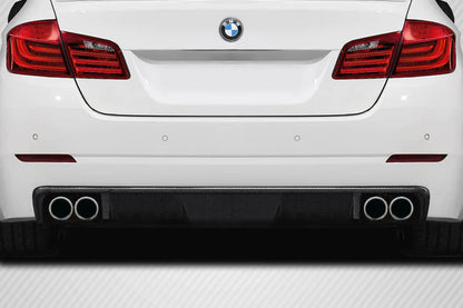 BMW 5 Series F10 2011-2016 Carbon Fiber Wave Rear Diffuser Carbon Creations