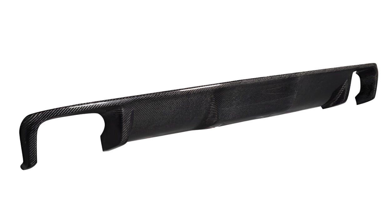 BMW 5 Series F10 2011-2016 Carbon Fiber Wave Rear Diffuser Carbon Creations