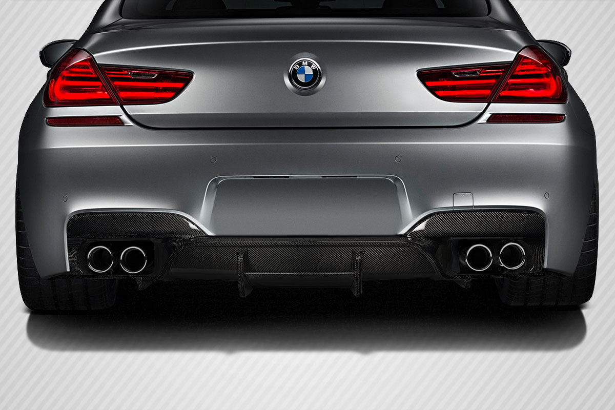 BMW 6 Series 2011-2019 Carbon Fiber Sceptre Rear Diffuser Carbon Creations