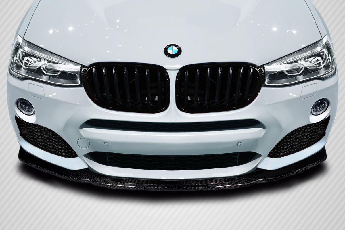 BMW X3 F25 / X4 F26 Carbon Fiber CS Front Lip Spoiler Air Dam Carbon Creations
