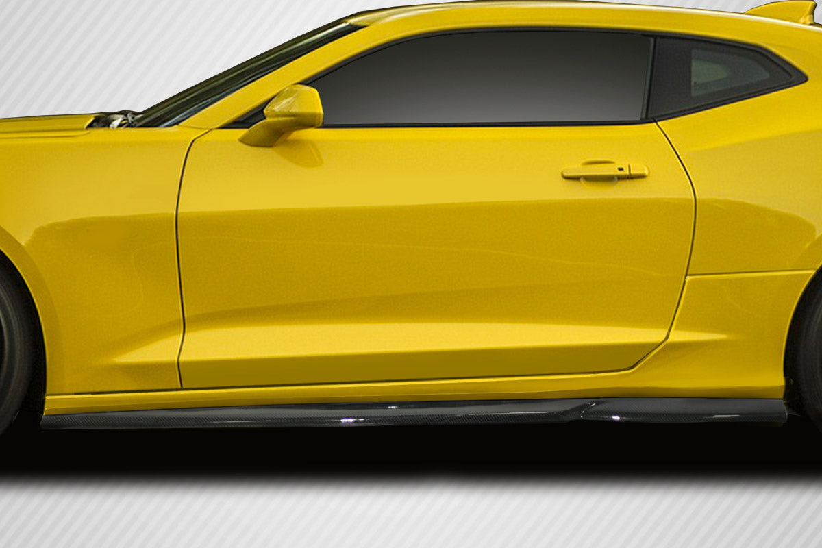Chevrolet Camaro 2016-2023 Carbon Fiber Arsenal Side Skirts Carbon Creations