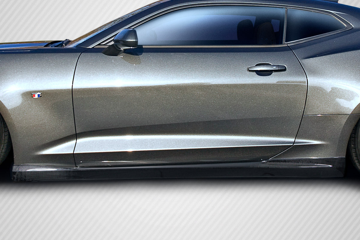 Chevrolet Camaro 2016-2023 Carbon Fiber GM-X Side Skirts Carbon Creations