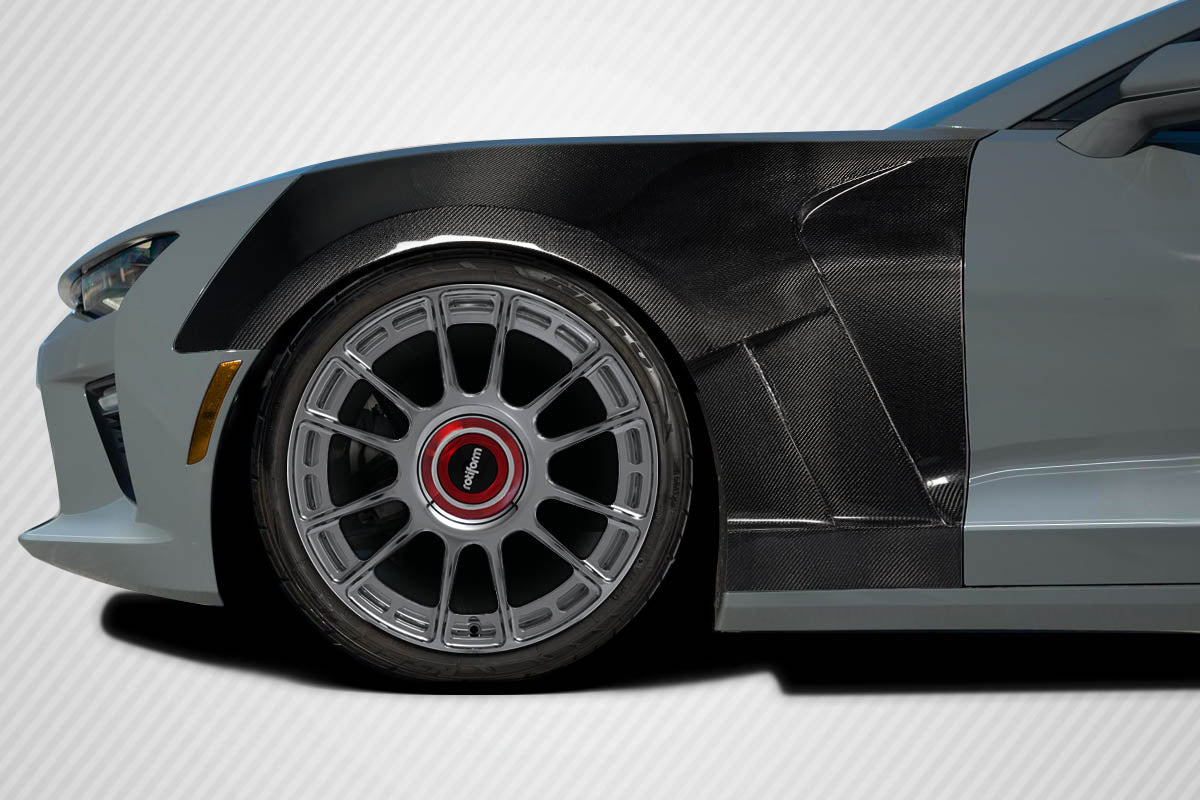 Chevrolet Camaro 2016-2023 Carbon Fiber Revo Front Fenders Carbon Creations