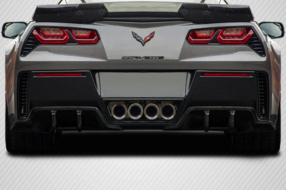 Chevrolet Corvette C7 Carbon Fiber Exe Rear Diffuser Carbon Creations